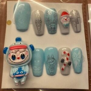 Toybox Tales – Holiday Character Nail Set (10pc)
